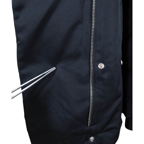 THEORY Briola Black Down Winter Puffer Parka Coat Size XS Classic Outdoor Warm - Picture 8 of 8